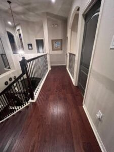 Detailed work on railing and balusters for safety and aesthetics