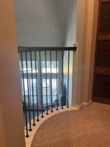 Railing and balusters project demonstrating artistry and functionality
