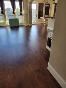 Woodworking using engineered wood materials.