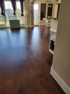 Woodworking using engineered wood materials.