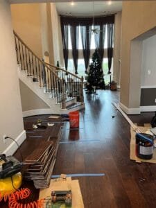 Engineered wood project with attention to detail