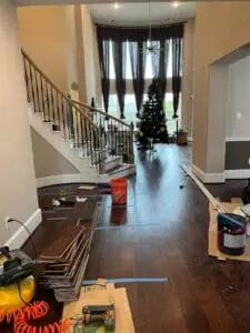 Engineered wood project with attention to detail