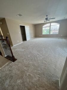 Efficient and professional carpet installation