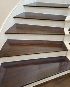 Wood Stairs with wood treads