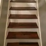 Hardwood steps for a warm and welcoming feel