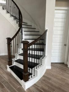 Solid wood steps with a timeless design