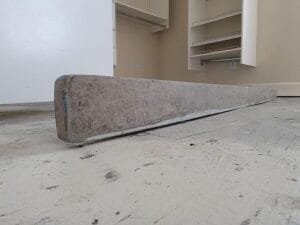 Traditional wooden steps with a smooth finish.
