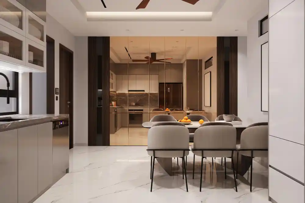 Tile flooring installation for Manvel home